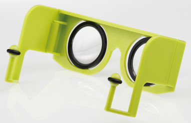 Пластиковые очки виртуальной реальности в коробке, цвет зеленый - 45315-119- Фото №2