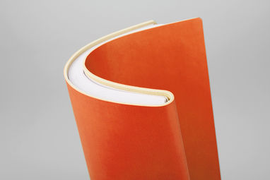 Записная книжка 140x210 мм, цвет оранжевый - 53413-128- Фото №3