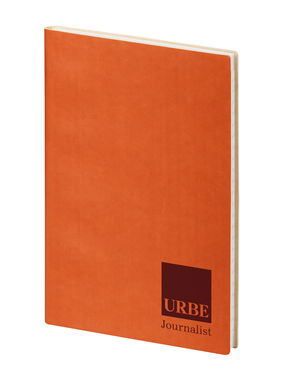 Записная книжка 140x210 мм, цвет оранжевый - 53413-128- Фото №4