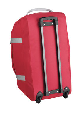 Дорожный чемодан на колесах из полиэстера, 600D, цвет красный - 72398-105- Фото №2