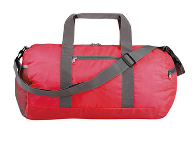 Складна спортивна сумка, 190T RIPSTOP/поліестер, колір червоний - 72468-105- Фото №1