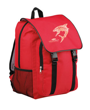 Рюкзак з поліестеру, 600D, колір червоний - 72473-105- Фото №4