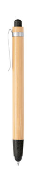 BENJAMIN. Шариковая ручка из бамбука, цвет черный - 81012-103- Фото №1