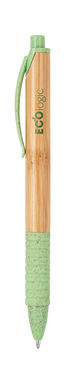 KUMA. Шариковая ручка из бамбука, цвет светло-зеленый - 81013-119- Фото №2