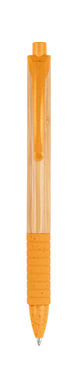 KUMA. Шариковая ручка из бамбука, цвет оранжевый - 81013-128- Фото №1