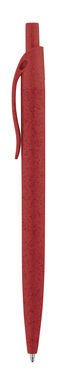 CAMILA. Кульова ручка з волокна пшеничної соломи та ABS, колір червоний - 81168-105- Фото №1
