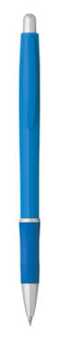 Пластикова кулькова ручка, сині чорнила, колір синій - 81176-104- Фото №2