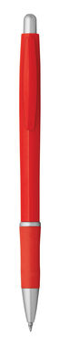 Пластиковая шариковая ручка, синие чернила, цвет красный - 81176-105- Фото №2