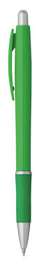 Пластиковая шариковая ручка, синие чернила, цвет зеленый - 81176-109- Фото №1