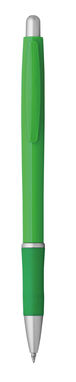 Пластиковая шариковая ручка, синие чернила, цвет зеленый - 81176-109- Фото №2