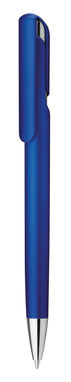 Пластиковая шариковая ручка, синие чернила, цвет синий - 81177-114- Фото №1