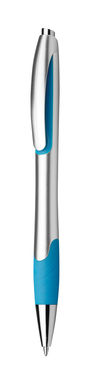 Пластиковая шариковая ручка 0,7 мм, синие чернила низкой вязкости, цвет синий - 81180-124- Фото №1