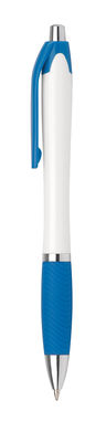 Пластиковая шариковая ручка, синие чернила, цвет синий - 81181-104- Фото №1