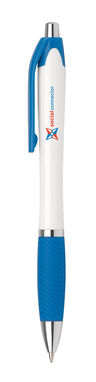 Пластиковая шариковая ручка, синие чернила, цвет синий - 81181-104- Фото №3