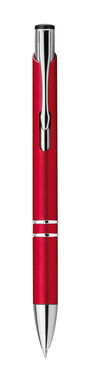 Пластиковая шариковая ручка, синие чернила, цвет красный - 81182-105- Фото №1