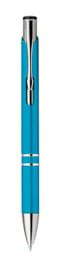 Пластикова кулькова ручка, сині чорнила, колір синій - 81182-124- Фото №1