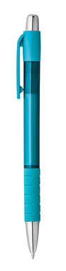 Пластиковая шариковая ручка, синие чернила, цвет зеленый - 81184-124- Фото №1