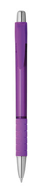 Пластиковая шариковая ручка, синие чернила, цвет пурпурный - 81184-132- Фото №2