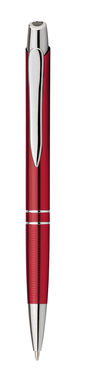 Металева кулькова ручка, сині чорнила, SANTINI, колір червоний - 81188-105- Фото №1