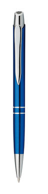 Металева кулькова ручка, сині чорнила, SANTINI, колір синій - 81188-114- Фото №1
