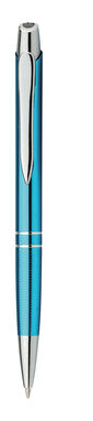 Металлическая шариковая ручка, синие чернила, SANTINI, цвет зеленый - 81188-144- Фото №1