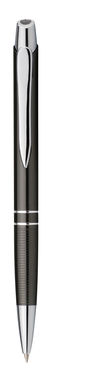 Металева кулькова ручка, сині чорнила, SANTINI, колір сірий - 81188-147- Фото №1