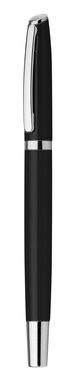 Металева ручка-ролер, сині чорнила, колір чорний - 81191-103- Фото №1