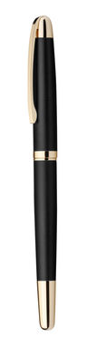 Металлическая ручка-роллер, SANTINI, цвет черный - 81196-103- Фото №1