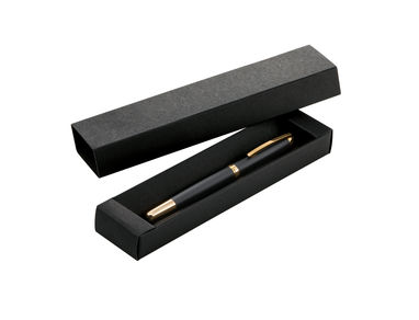Металлическая ручка-роллер, SANTINI, цвет черный - 81196-103- Фото №4
