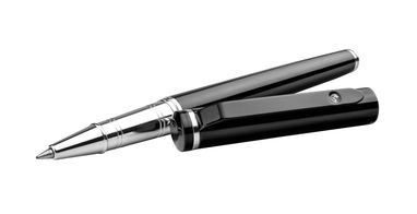 Набір з металевої кулькової ручки і ручки-роллера, SANTINI, колір чорний - 81199-103- Фото №3