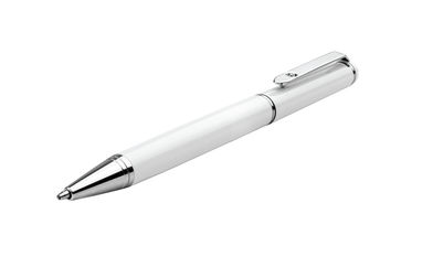 Набір з металевої кулькової ручки і ручки-роллера, SANTINI, колір білий - 81199-106- Фото №3