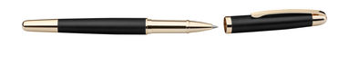 Набор из метал. шар. ручки и ручки-роллера, синие чернила, SANTINI, цвет черный - 81210-103- Фото №4