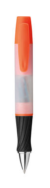 Многофункц. ручка 3 в 1 с синими чернилами, подсветка, 8 скрепок, цвет оранжевый - 81211-128- Фото №1