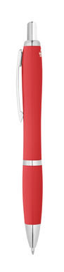 MANZONI. Шариковая ручка из ABS с антибактериальным покрытием, цвет красный - 81212-105- Фото №1