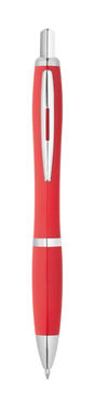 MANZONI. Шариковая ручка из ABS с антибактериальным покрытием, цвет красный - 81212-105- Фото №2