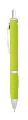 MANZONI. Кулькова ручка з ABS з антибактеріальним покриттям, колір світло-зелений - 81212-119- Фото №1
