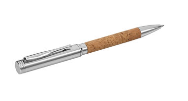 Шариковая ручка CORK, цвет натуральный - 81401-160- Фото №2