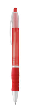 SLIM. Кулькова ручка з протиковзким покриттям, колір червоний - 91247-105- Фото №1