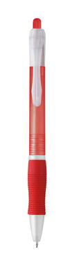 SLIM. Кулькова ручка з протиковзким покриттям, колір червоний - 91247-105- Фото №2