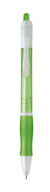 SLIM. Кулькова ручка з протиковзким покриттям, колір світло-зелений - 91247-119- Фото №2