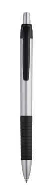 CURL. Кулькова ручка з металевою обробкою, колір сатин-срібло - 91633-127- Фото №1