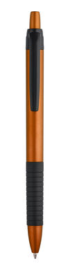 CURL. Кулькова ручка з металевою обробкою, колір помаранчевий - 91633-128- Фото №1