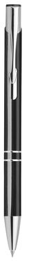 Набір з металевої ручки і автом. олівця, сині чорнила, колір чорний - 91649-103- Фото №3