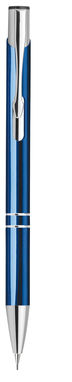 Набір з металевої ручки і автом. олівця, сині чорнила, колір синій - 91649-114- Фото №2