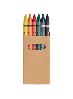 EAGLE. Коробка з 6-ма восковими олівцями, колір натуральний - 91754-160- Фото №2