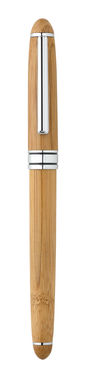 LUANDA. Бамбуковий набір з ручки ролер та кулькової ручки, колір натуральний - 91819-160- Фото №2