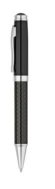 Набор из роллера и шариковой ручки CHESS, цвет черный - 91835-103- Фото №2