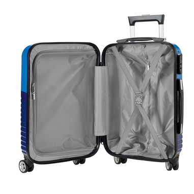 PERTH. Дорожня валіза з ABS та PC, колір синій - 92160-104- Фото №2