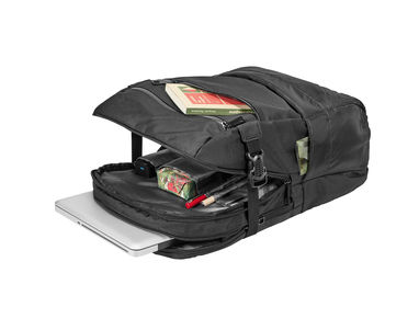 ZIPPERS BPACK. Рюкзак для ноутбука 15.6'', колір чорний - 92280-103- Фото №3