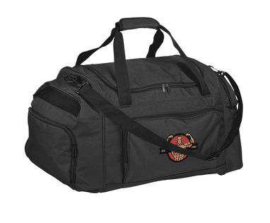 Дорожня сумка, 300D, колір чорний - 92520-103- Фото №2